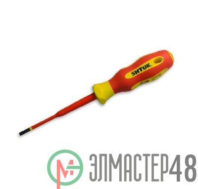 Отвертка диэлектрическая 4х100х0.8мм SHTOK 09312