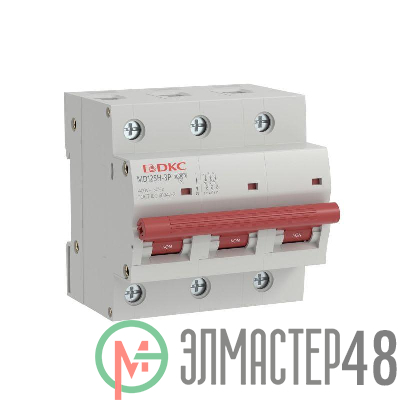 Выключатель автоматический модульный max типа MD125H 10кА 3п D 100А YON MD125H-3PD100