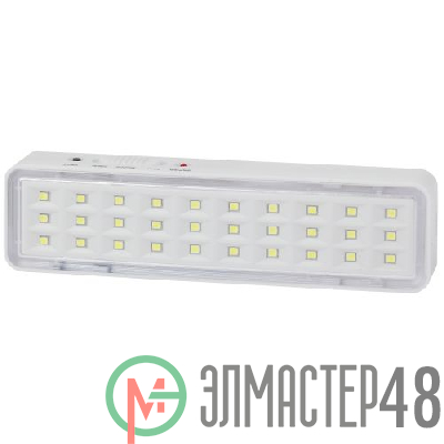 Светильник светодиодный DBA-101-0-20 30LED 5ч IP20 аварийный непостоянный Эра Б0044394