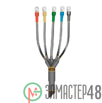 Муфта кабельная концевая универс. 1кВ 1ПКВ(Н)ТпНнг-LS-5х(70-120) с болтовыми наконечниками Нева-Транс Комплект 22040111