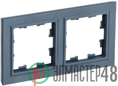 Рамка 2-м BRITE РУ-2-БрМ маренго IEK BR-M22-K35