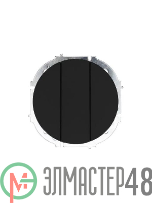 Выключатель 3-кл. СП OSEN механизм черн. бархат LEZARD 743-4288-109