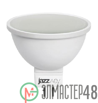 Лампа светодиодная PLED-ECO-JCDR 5Вт 4000К бел. GU5.3 400лм 220-240В JazzWay 1037107A