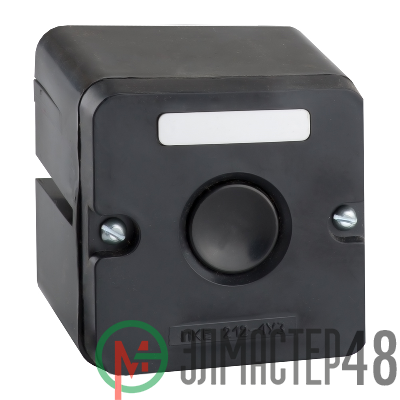Пост кнопочный ПКЕ-222 1 У2 IP54 черн. кнопка КЭАЗ 150754