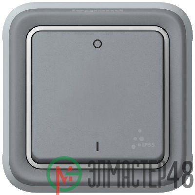 Механизм выключателя 1-кл. СП PLEXO 10А IP55 сер. Leg 069530