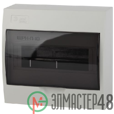 Бокс ЩРН-П-10 мод. навесной пластик IP41 SIMPLE NO-box_simple-plastic_10_surface ЭРА Б0041524