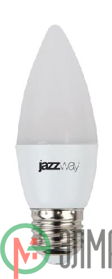 Лампа светодиодная PLED-SP C37 7Вт свеча 5000К холод. бел. E27 560лм 230В JazzWay 1027849-2