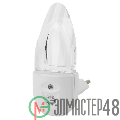 Светильник NN-618-LS-W ночник "Кристалл" от сети с сенсором бел. ЭРА Б0019102