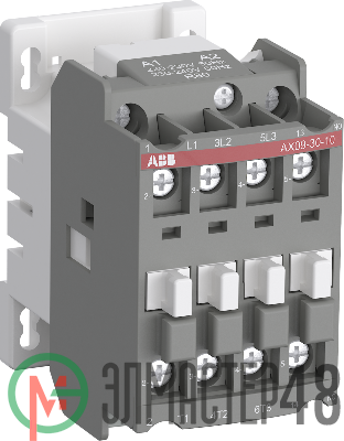 Контактор AX18-30-10-80 18А AC3 с катушкой управления 220-230В АС ABB 1SBL921074R8010