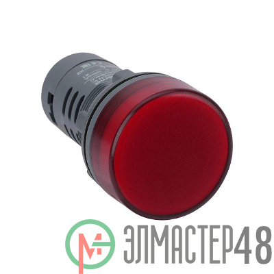 Лампа сигнальная монобл. SB7 22мм LED 230В AC красн. SE SB7EV04MP