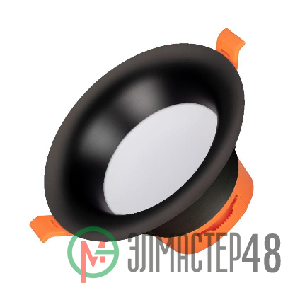 Светильник светодиодный MS-BLIZZARD-BUILT-R115-10W Warm3000 BK 100 deg IP20 230В металл Arlight 036609