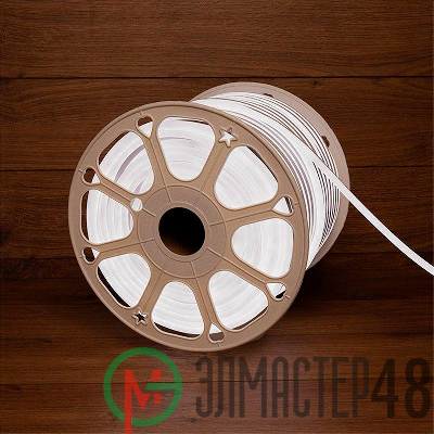 Шнур светодиодный гибкий неон LED SMD 8х16мм 120LED/м бел. (уп.100м) Neon-Night 131-045