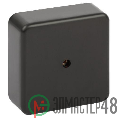 Коробка распаячная 75х75х28мм без клеммы IP40 черн. BS-B-75-75-28 Эра Б0061809