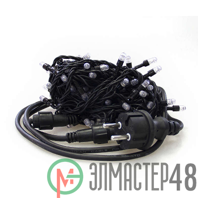 Гирлянда RB-LD100-V-E 100 фиол. светодиодов сетевой провод 150см до 10-ти соединений IP44 10м SHLights 4690601021786