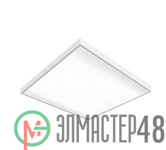 Светильник светодиодный Премиум 595х595х50 36Вт 3950К IP40 для школ (диод 0.1Вт) встраив. накладной без рассеив. VARTON V1-E0-00070-01000-2003639
