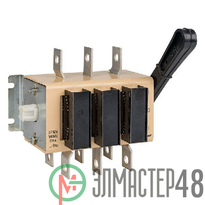 Выключатель-разъединитель ВР32У-35А71220 250А 2 напр. с дугогасит. камерами несъемная лев./прав. рукоятка MAXima EKF uvr32-35a71220