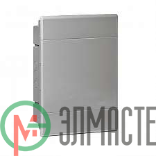 Щиток СП Тусо 24мод. с непрозрач. двер. 415х299х103мм сер. Рувинил 68124С