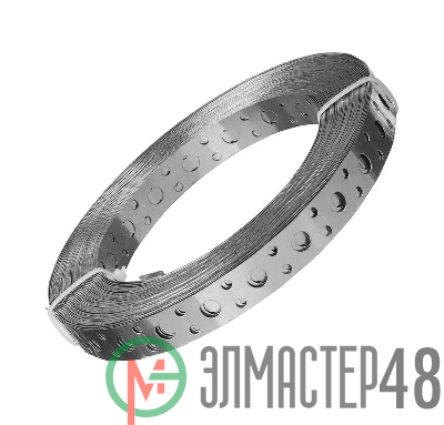 Лента перфорированная прямая 20х0.7 цинк 25м Tech-Krep/Zitar 141979