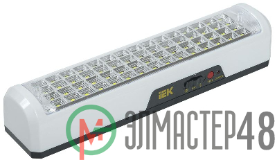 Светильник ДБА 3928 аккумулятор 15ч 12Вт ИЭК LDBA0-3928-60-K01