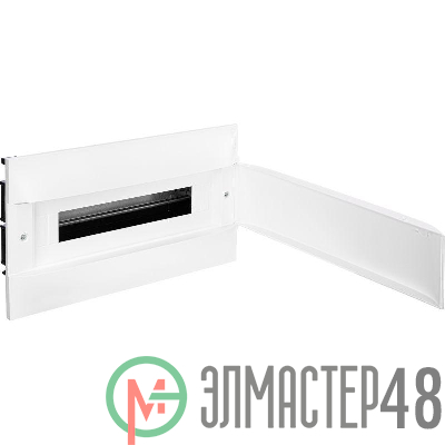 Щиток пластиковый встраиваемый Practibox S 1х18 бел. дверь Leg 137546