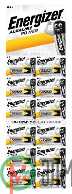 Элемент питания алкалиновый ENR POWER ALK AA BP12 (блист.12шт) Energizer E302283300