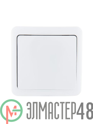 Выключатель 1-кл. ОП VIOLA 10А IP20 бел. LEZARD 751-0200-100