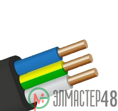 Кабель ВВГ-Пнг(А) 3х2.5 ОК (N PE) 0.66кВ (уп.100м) ПромЭл 872002750