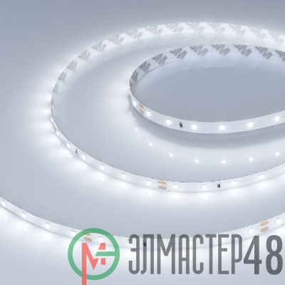 Лента светодиодная RT-A60-8mm 24V Cool 8000К 4.8Вт/м IP20 2835 открыт. (уп.5м) Arlight 016147(2)