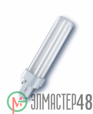 Лампа люминесцентная компактная DULUX D/E 26Вт/830 G24q-3 OSRAM 4099854122439