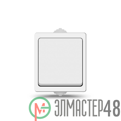 Выключатель 1-кл. ОП Аллегро 10А IP54 бел. UNIVersal 5563460
