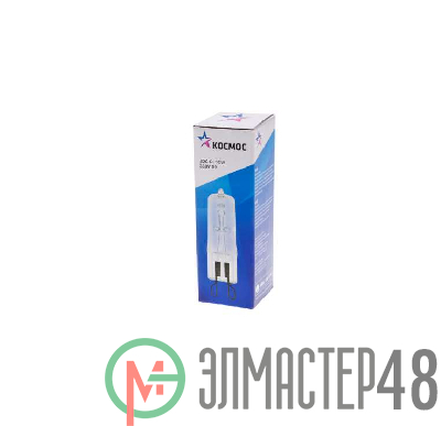 Лампа галогенная JDC 60Вт капсула G9 3000К 240В CL КОСМОС LKsmJDC220VCL60W