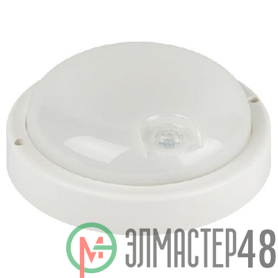 Светильник светодиодный SPB-201-3-40K-012 12Вт 4000К IP65 1140лм ЖКХ с ИК датчиком движения бел. Эра Б0062539