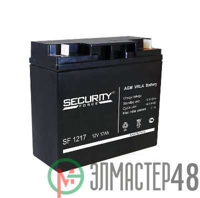 Аккумулятор 12В 17А.ч Security Force SF 1217