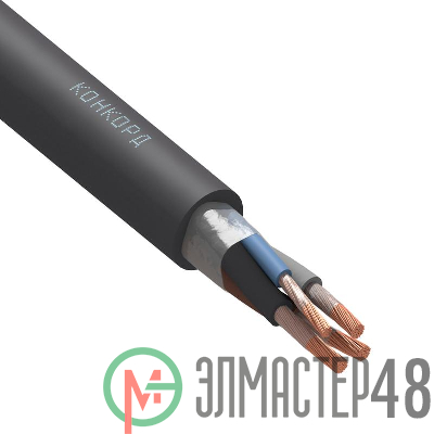 Кабель КГ-ХЛ 3х4+1х2.5 (N) 220/380-3 (м) Конкорд 88