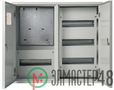 Корпус метал. учетный навес. 2-двер 520х585х160 3-фазн 48мод. SchE 30404DEK