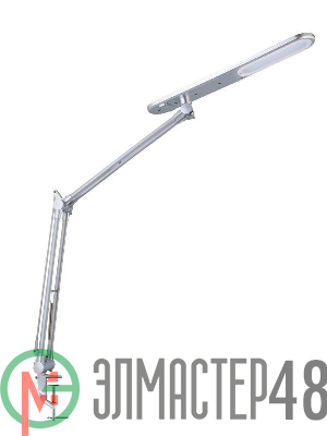 Светильник светодиодный KD-785 C03 настол. струбцина 230В 5Вт 4000К серебр. Camelion 12109