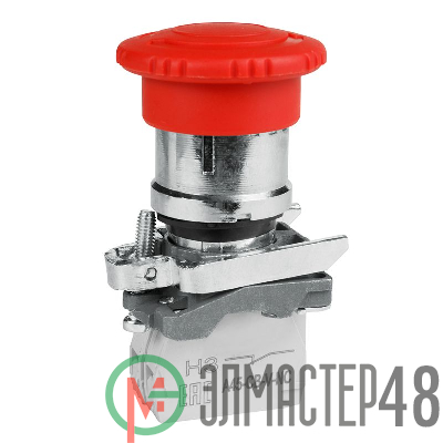 Кнопка аварийного останова OptiSignal D22 C4-ESTR-11 металл 1НО+1НЗ возврат поворотом XB4BS8445 КЭАЗ 332179