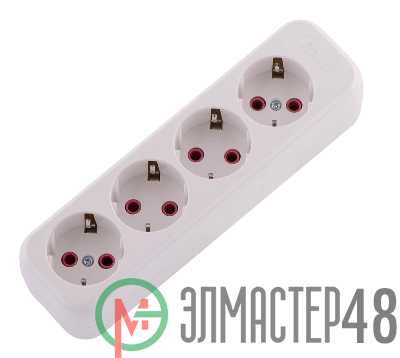 Колодка удлинителя 4-м с заземл. Lezard 720-0400-401