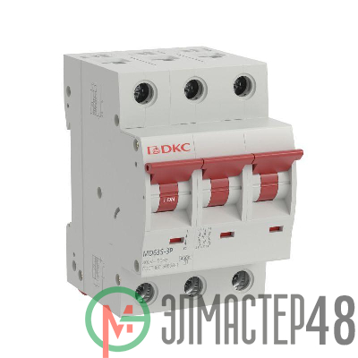 Выключатель автоматический модульный 3п B 25А 4.5кА YON max MD63S YON MD63S-3PB25