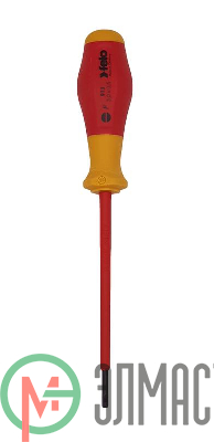 Отвертка диэлектрическая шлицевая SL3.0х0.5х100 Felo 91303090