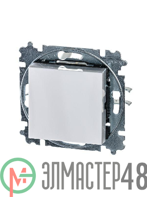 Переключатель 1-кл. СП Levit IP20 бел./ледяной ABB 2CHH590645A6001
