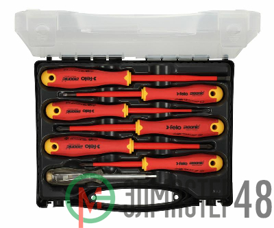 Набор отверток диэлектрических Ergonic E-Slim в кейсе (уп.7шт) Felo 41380736