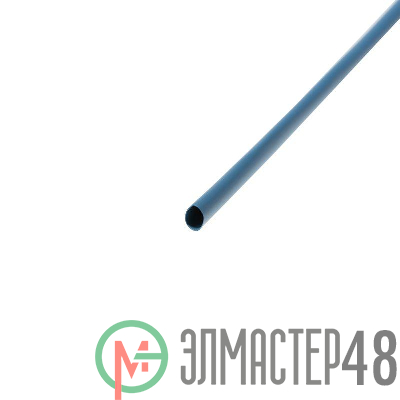 Трубка термоусадочная 6.0/3.0 1м син. Rexant 20-6005