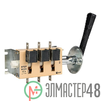 Выключатель-разъединитель ВР32У-31B31250 100А 1 напр. с дугогасит. камерами съемная лев./прав. рукоятка MAXima EKF uvr32-31b31250
