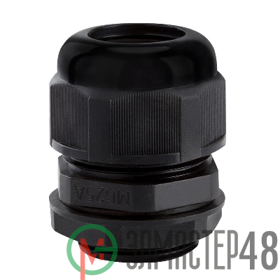 Ввод кабельный MG25 IP68 черн. TOKOV ELECTRIC TKE-MG-25-B