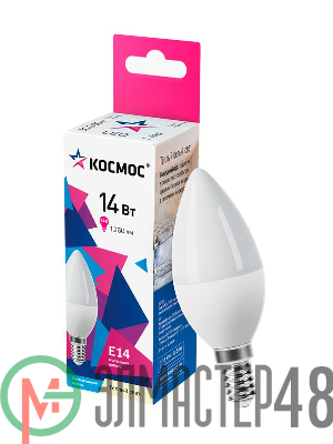 Лампа светодиодная CN 14Вт E14 3000К 1260лм 174-265В КОСМОС LkecLED14wCNE1430
