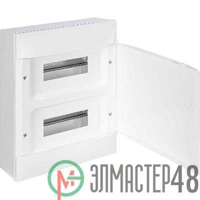 Щиток пластиковый навесной Practibox S 2х12 бел. дверь Leg 135602