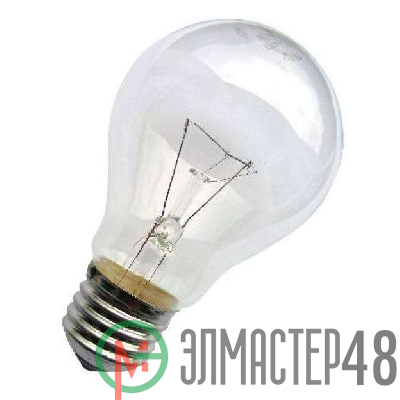 Лампа накаливания Б 60Вт E27 230-230В (верс.) Лисма 303393400\303456600