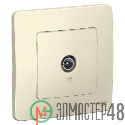Розетка телевизионная TV СП Blanca коннектор молочн. SE BLNTS000012