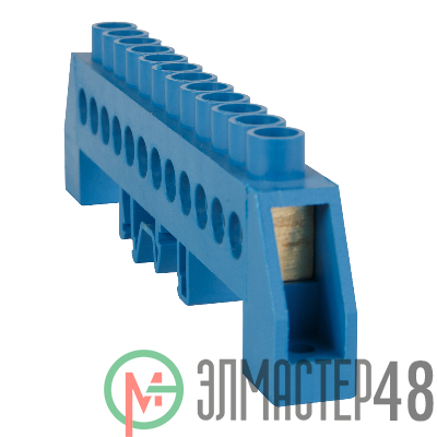 Шина нулевая в комбинированной изоляции OptiKit BB-F-PE-DIN-12-8х12 желт. КЭАЗ 277964
